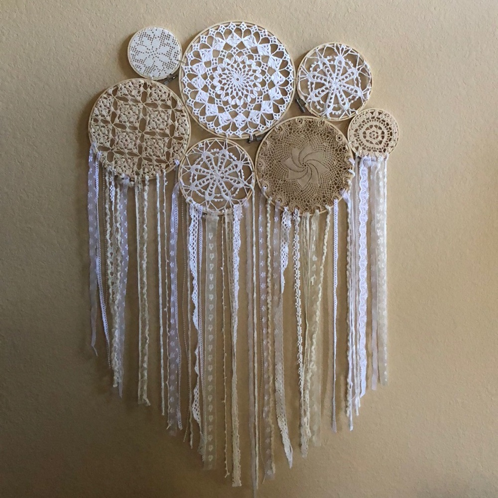 Vintage boho wall hanging